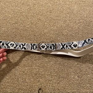 Snakeskin Double O Ring Belt Small